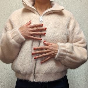 Forever 21 furry jacket.